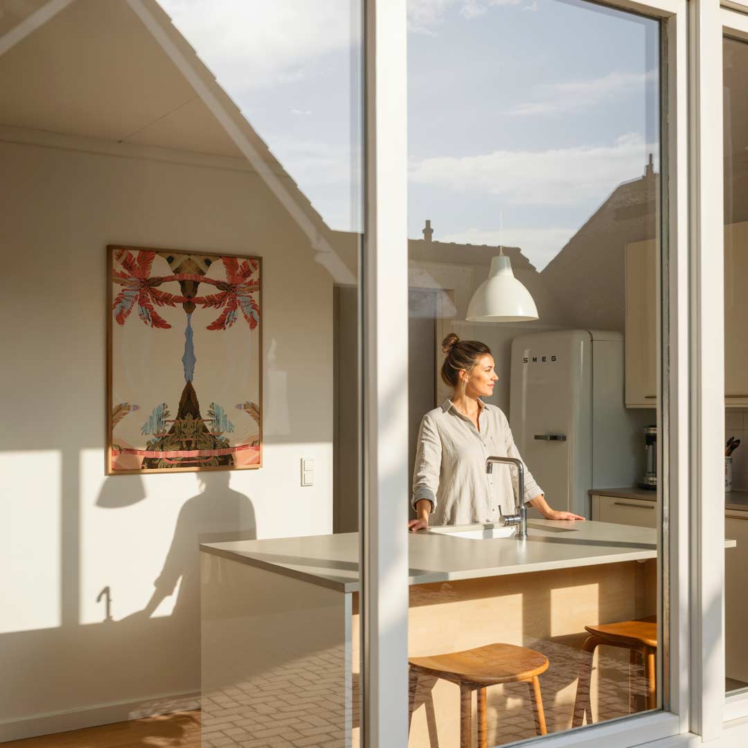 Tropische Bladeren Kunstposter-WallArtistic