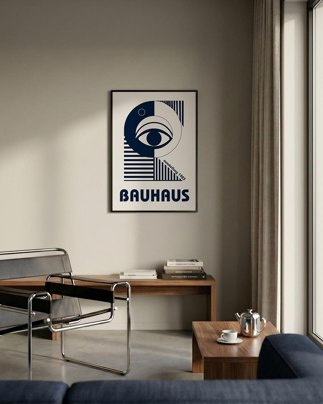 Oog en lijnen Poster