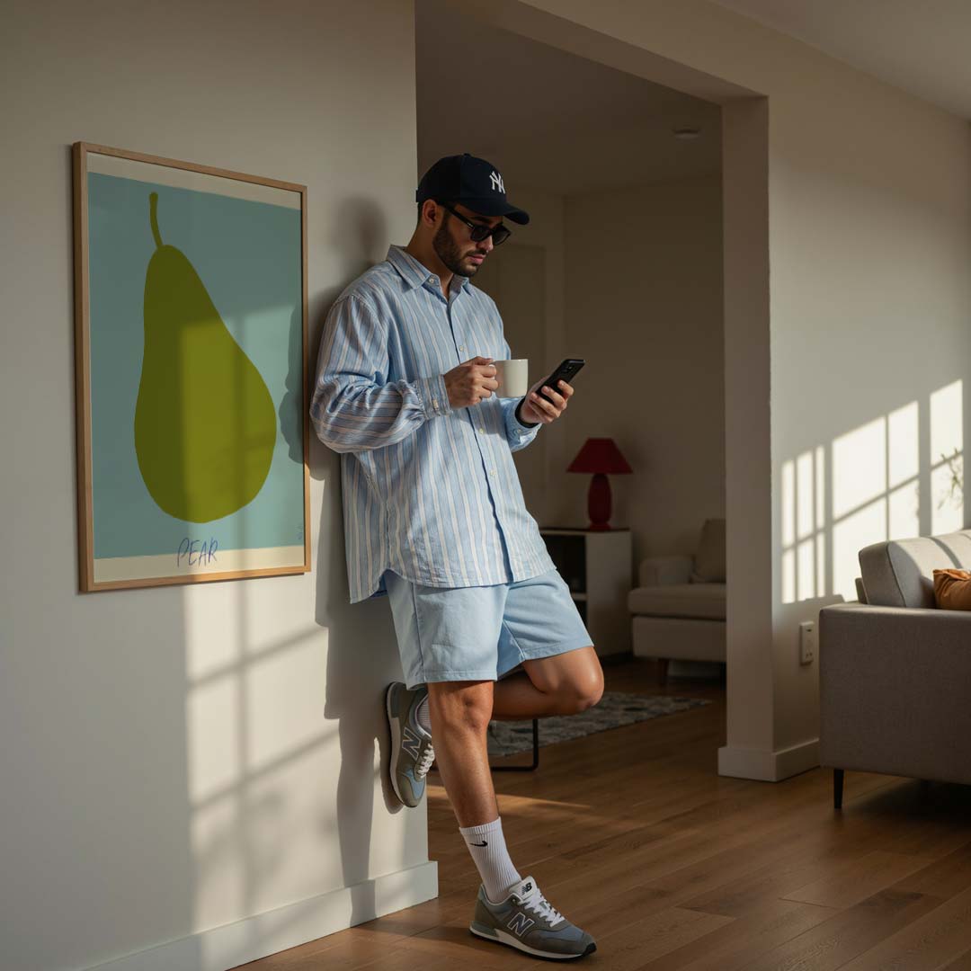 Moderne Peer Kunstopdruk Poster-WallArtistic