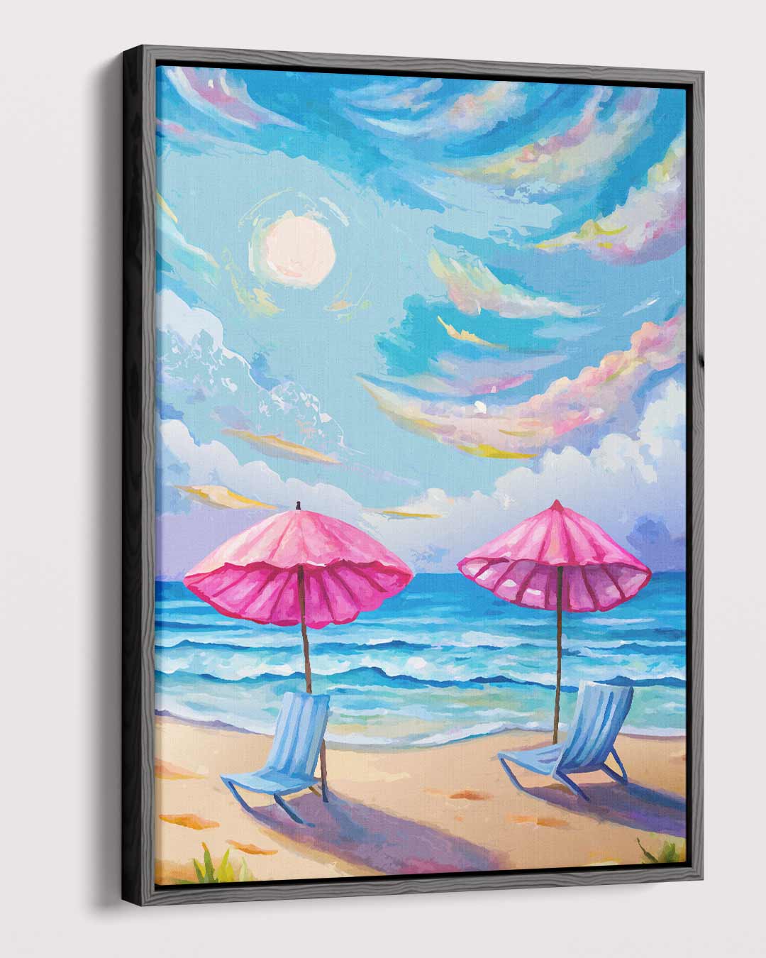 Zomerse Stranddag Kunstwerk-canvas-dibond-plexiglas-wanddecoratie-WallArtistic