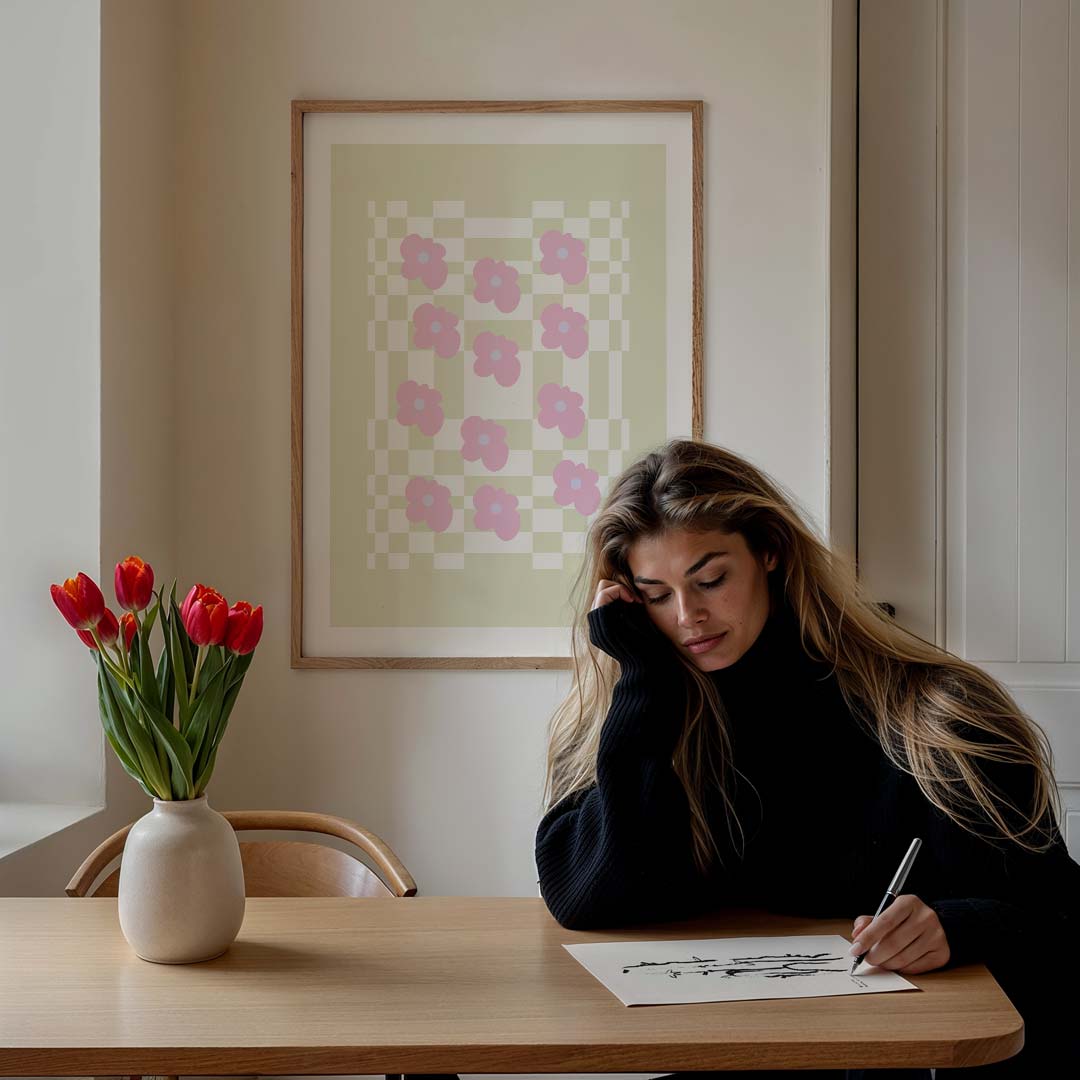 Bloemenweelde Poster-WallArtistic