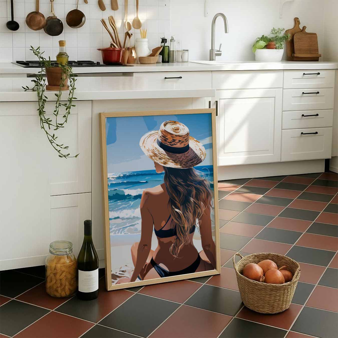 Stranddromen Zomerposter