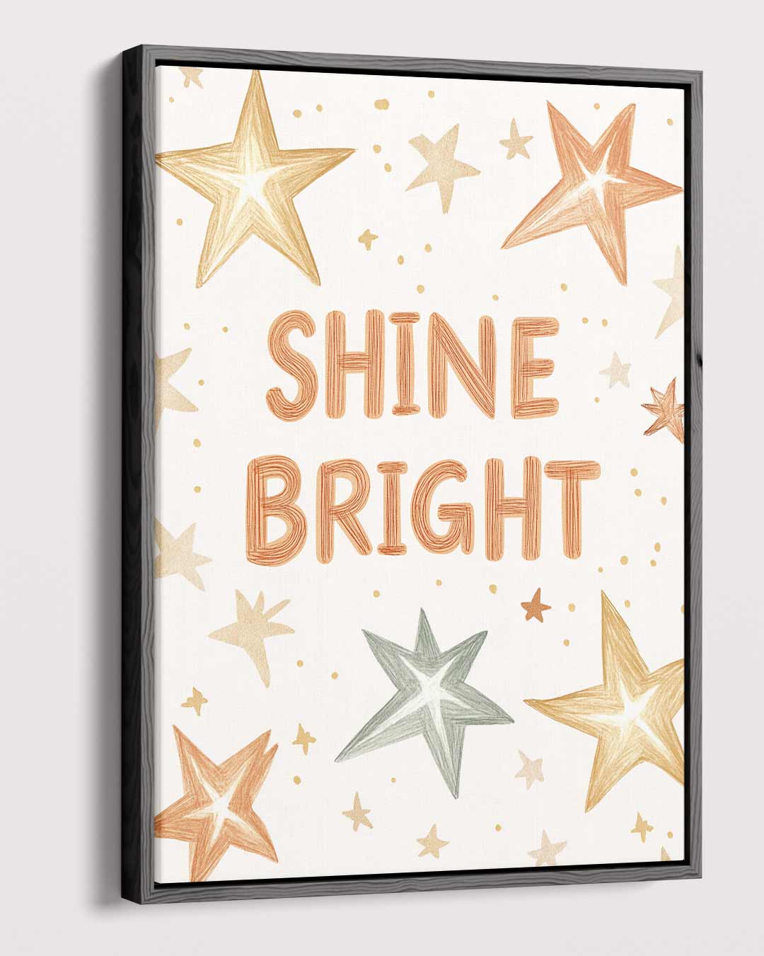 Shine Bright Sterrenprint Kunstwerk-canvas-dibond-plexiglas-wanddecoratie-WallArtistic