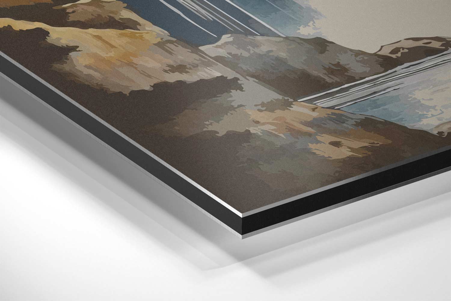 Zen Watervallen Kunstwerk-canvas-dibond-plexiglas-wanddecoratie-WallArtistic