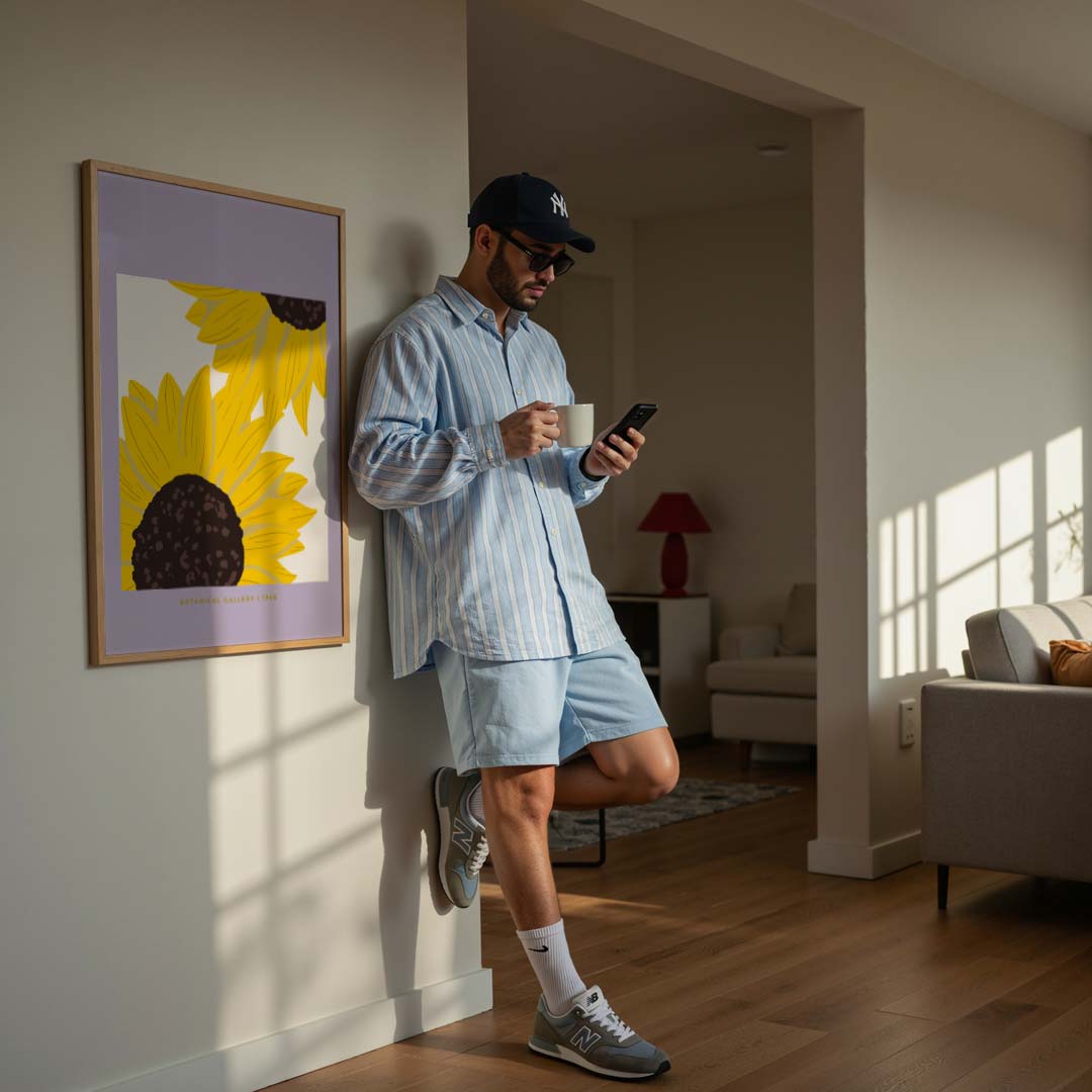 Zonnebloem Kunstposter-WallArtistic