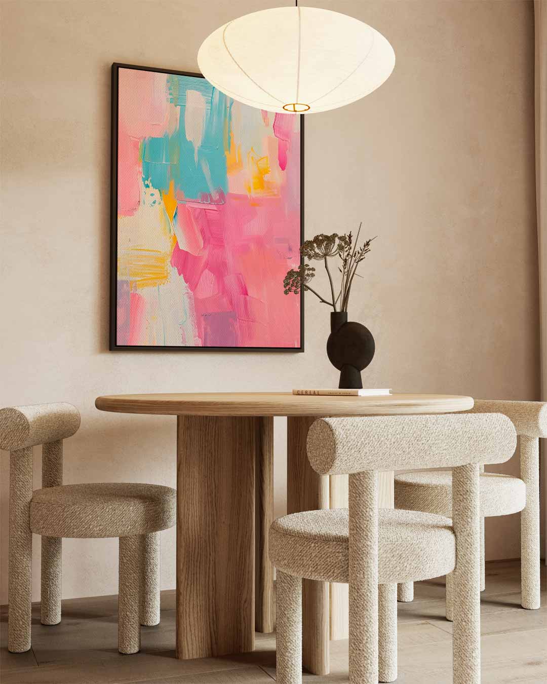 Kleurrijke Dagdroom Kunstwerk-canvas-dibond-plexiglas-wanddecoratie-WallArtistic