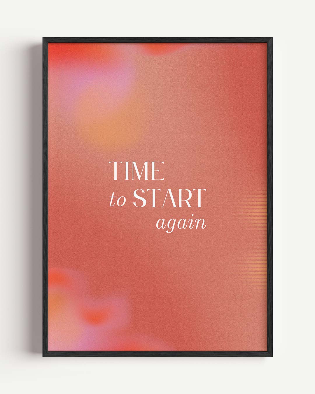 Time to Start Again Poster-WallArtistic