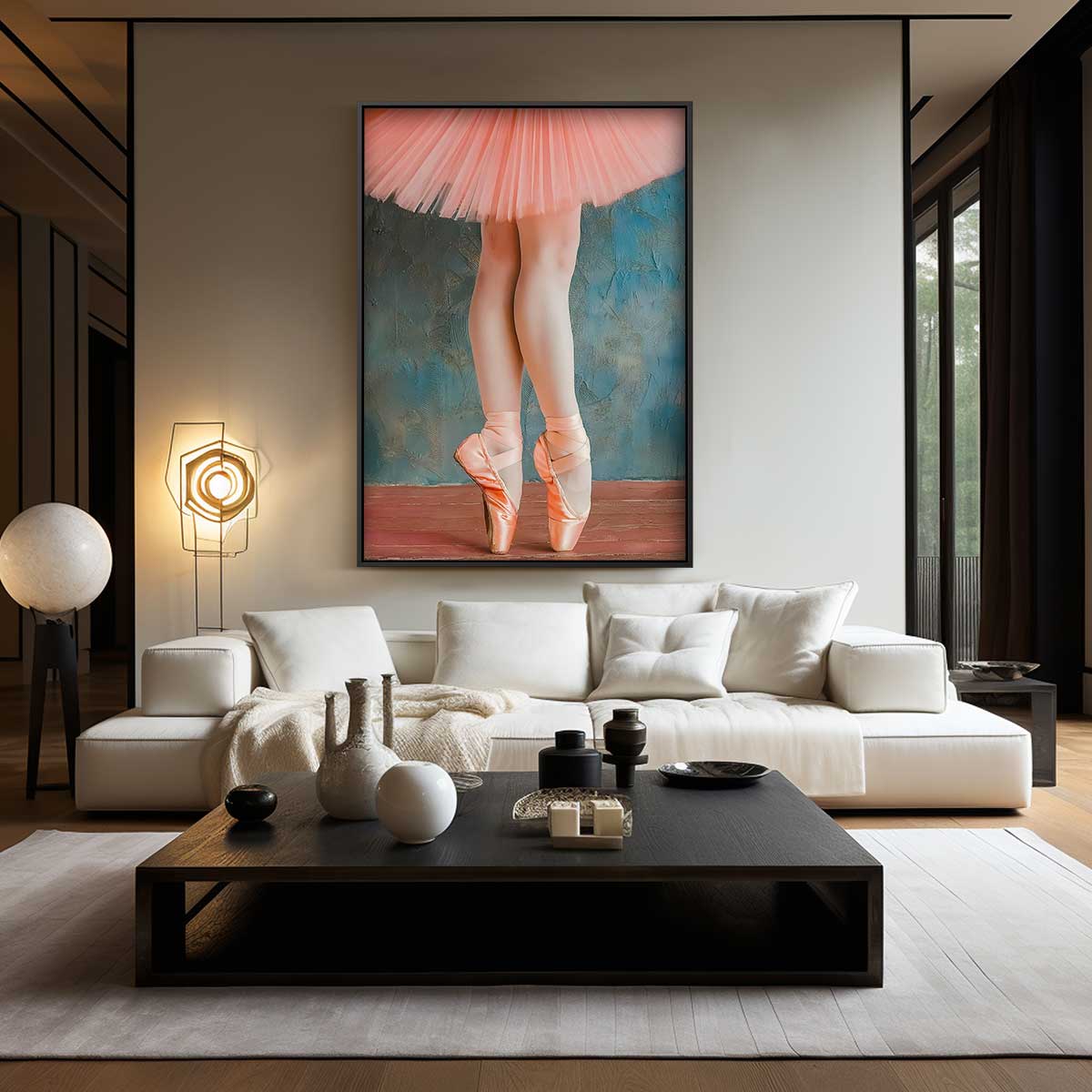 Elegante Balletdroom Kunstwerk-canvas-dibond-plexiglas-wanddecoratie-WallArtistic
