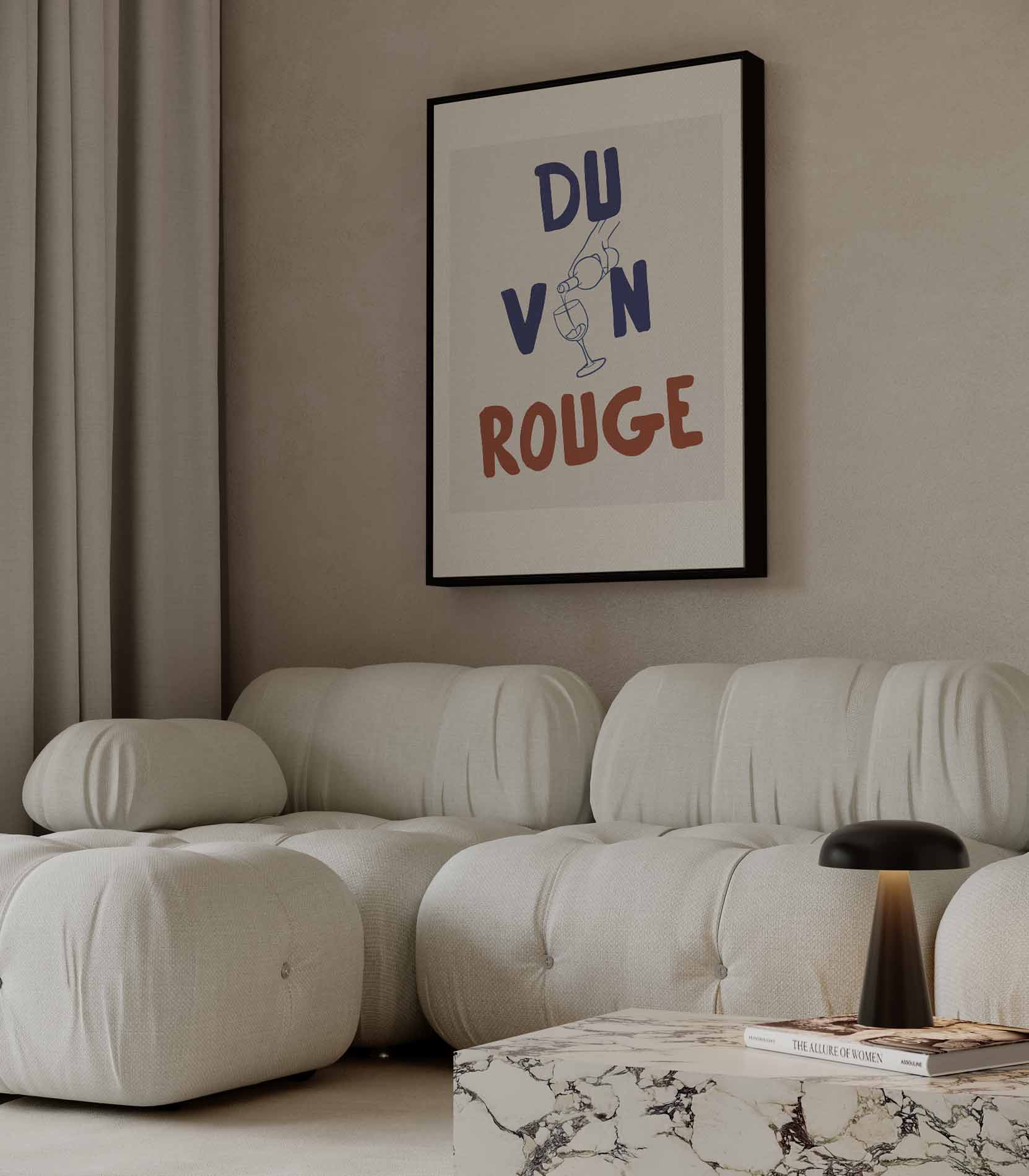 Du Vin Rouge Poster