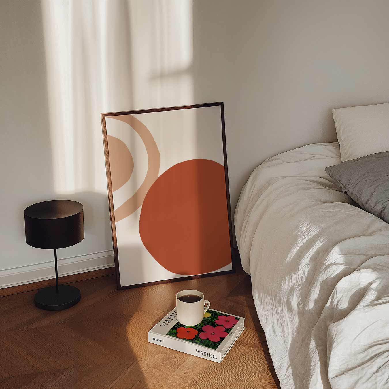 Abstracte Cirkel Compositie Poster-WallArtistic