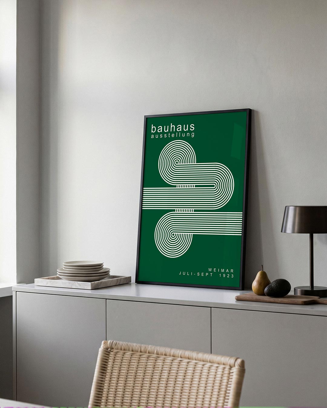 Lijnenspel en vormen Poster