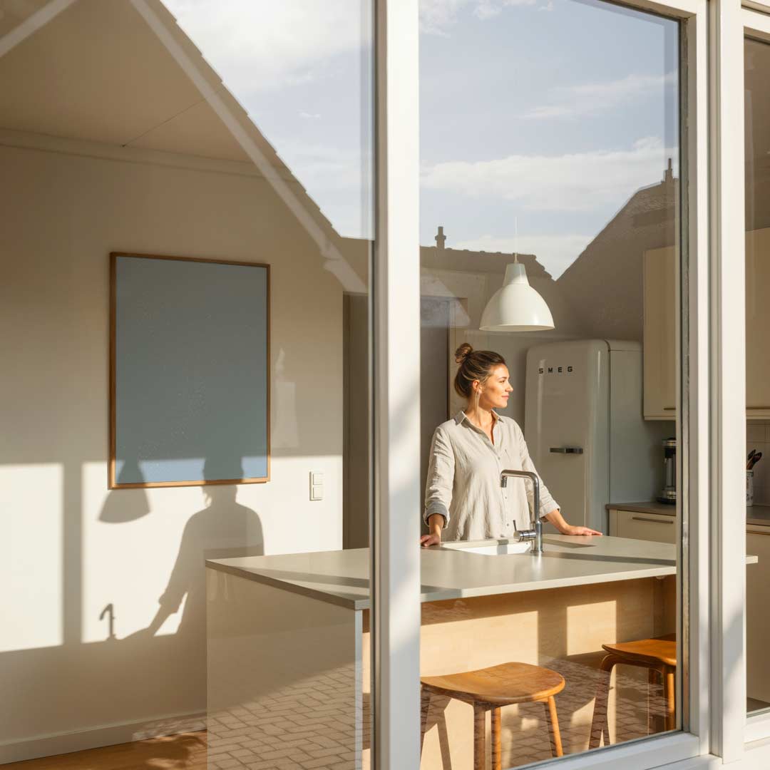 Rustieke Blauwe Hemel Poster-WallArtistic