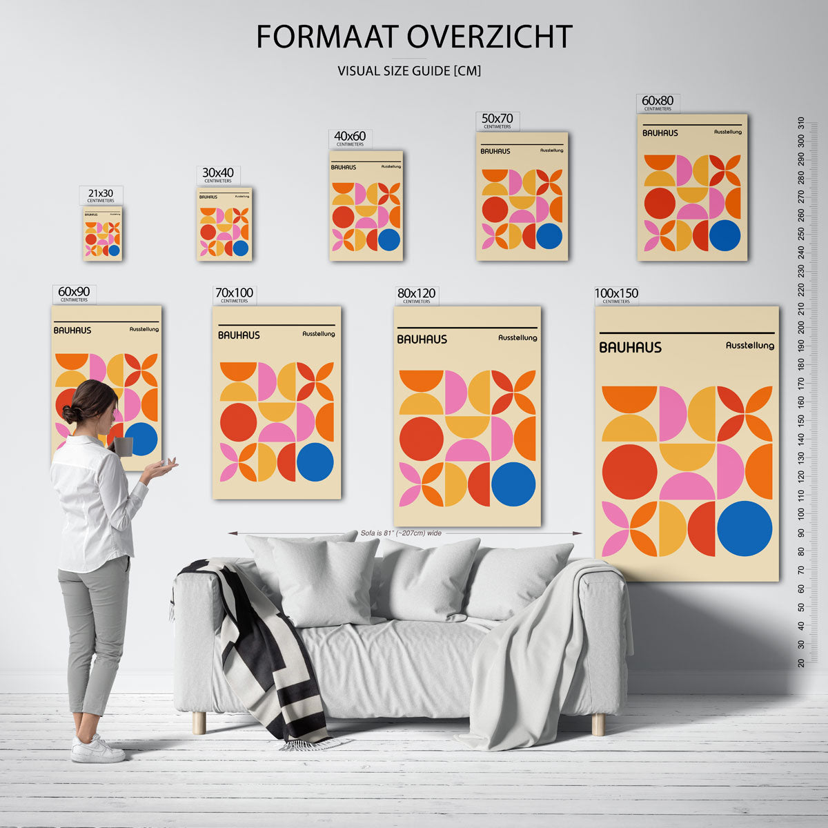Vorm en kleur Poster