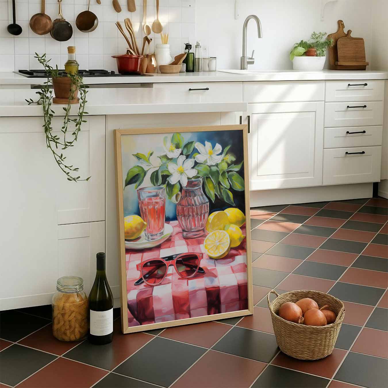 Zomers Tafereel met Citruskracht Poster-WallArtistic