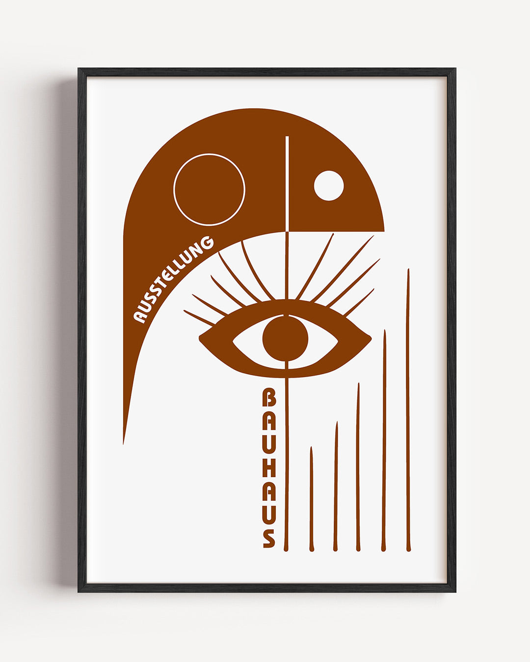 Oog en lijnen Poster