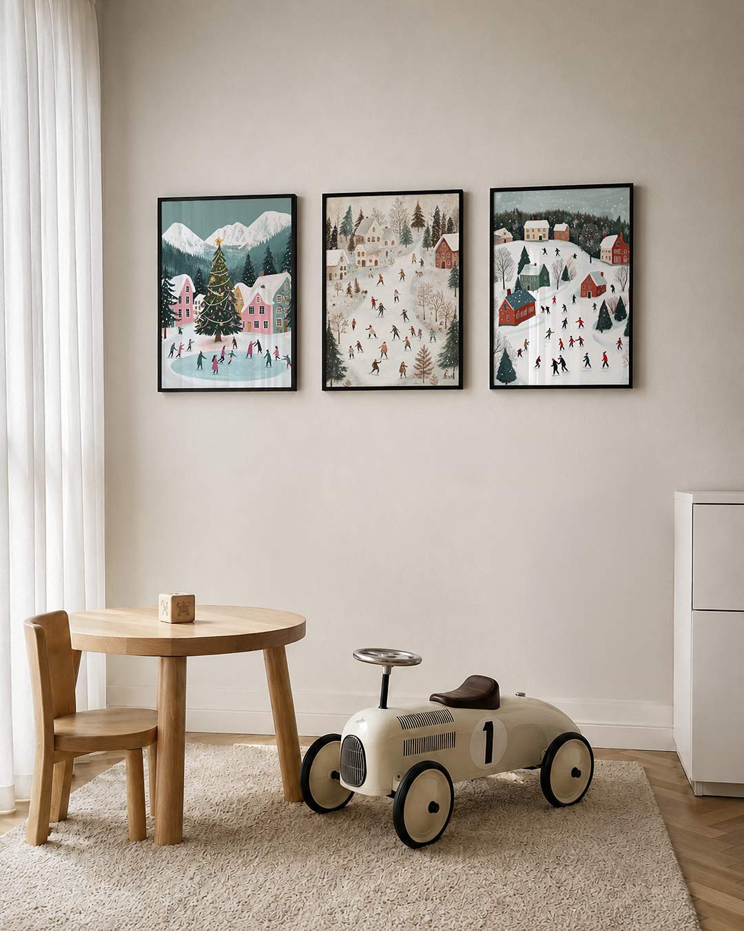 Winterse gezelligheid Posterset