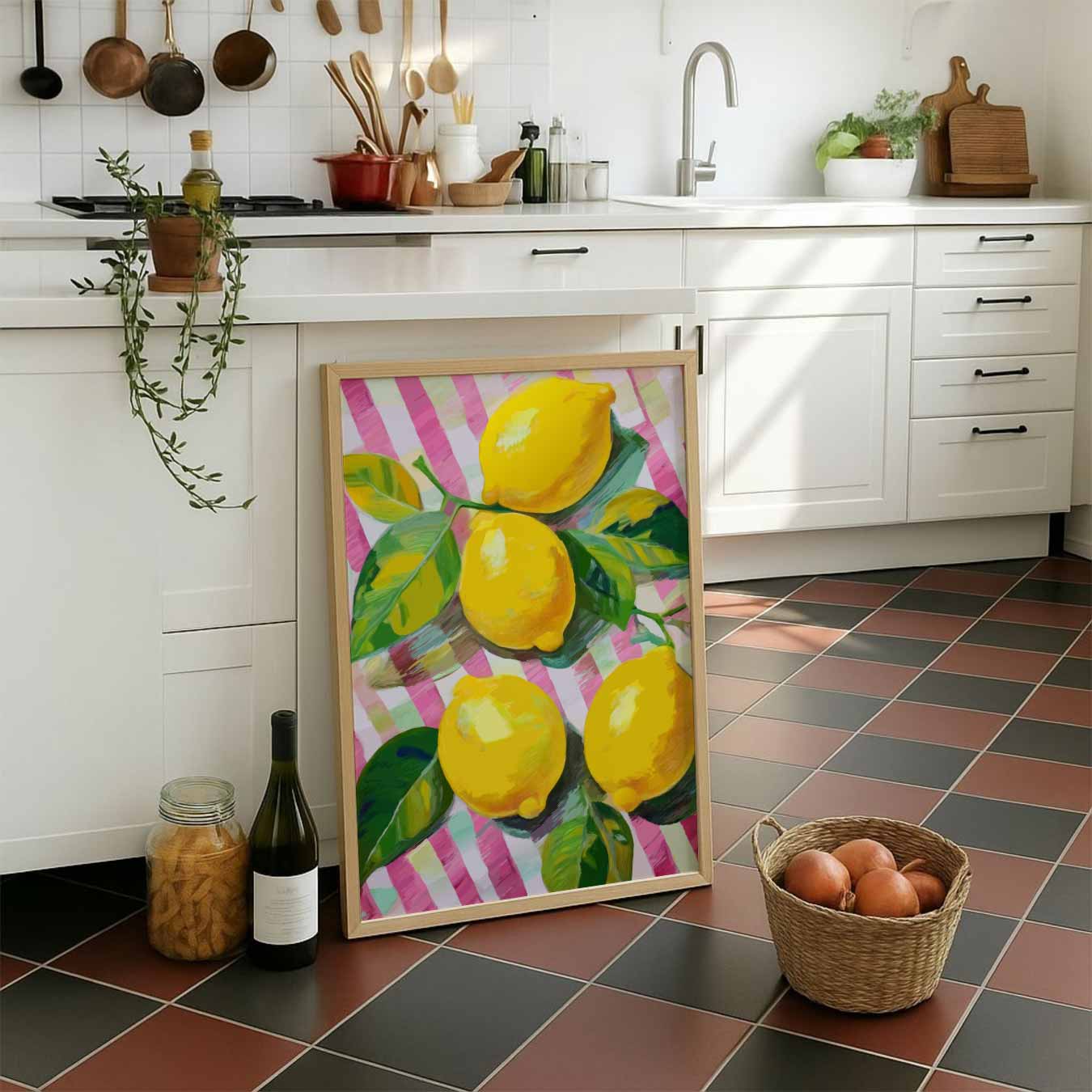 Zomerse Citrus Verrukking Poster-WallArtistic