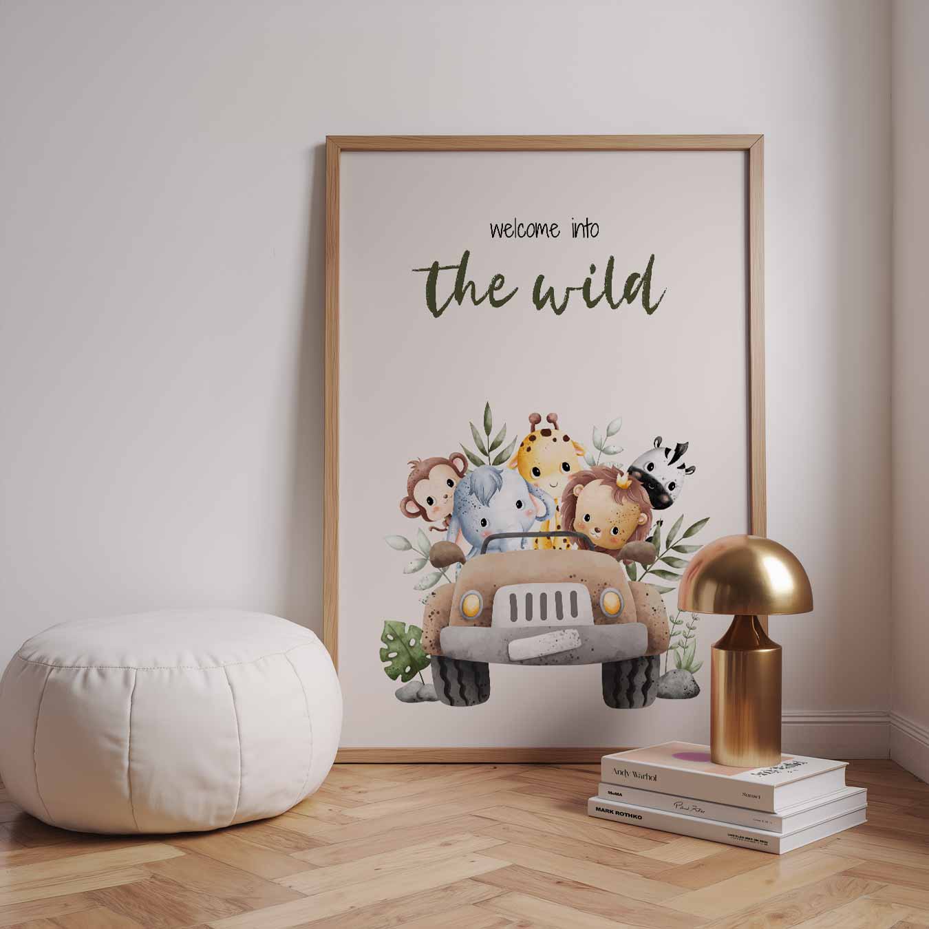 Welcome into the Wild - Jungle Avontuur Poster-WallArtistic