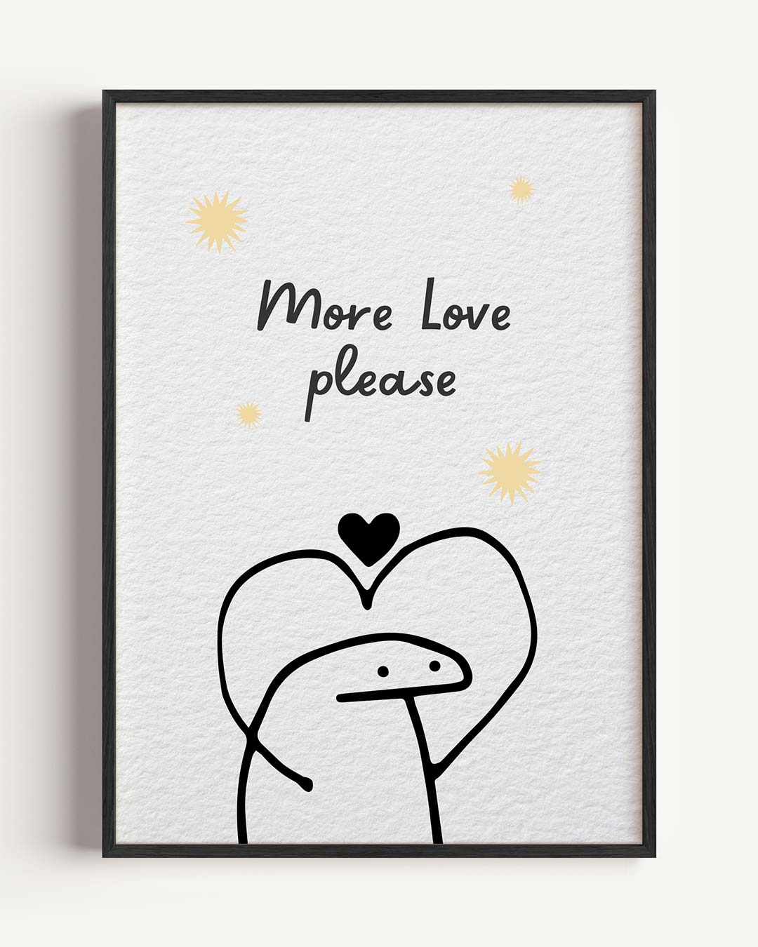 More Love Please Poster-WallArtistic