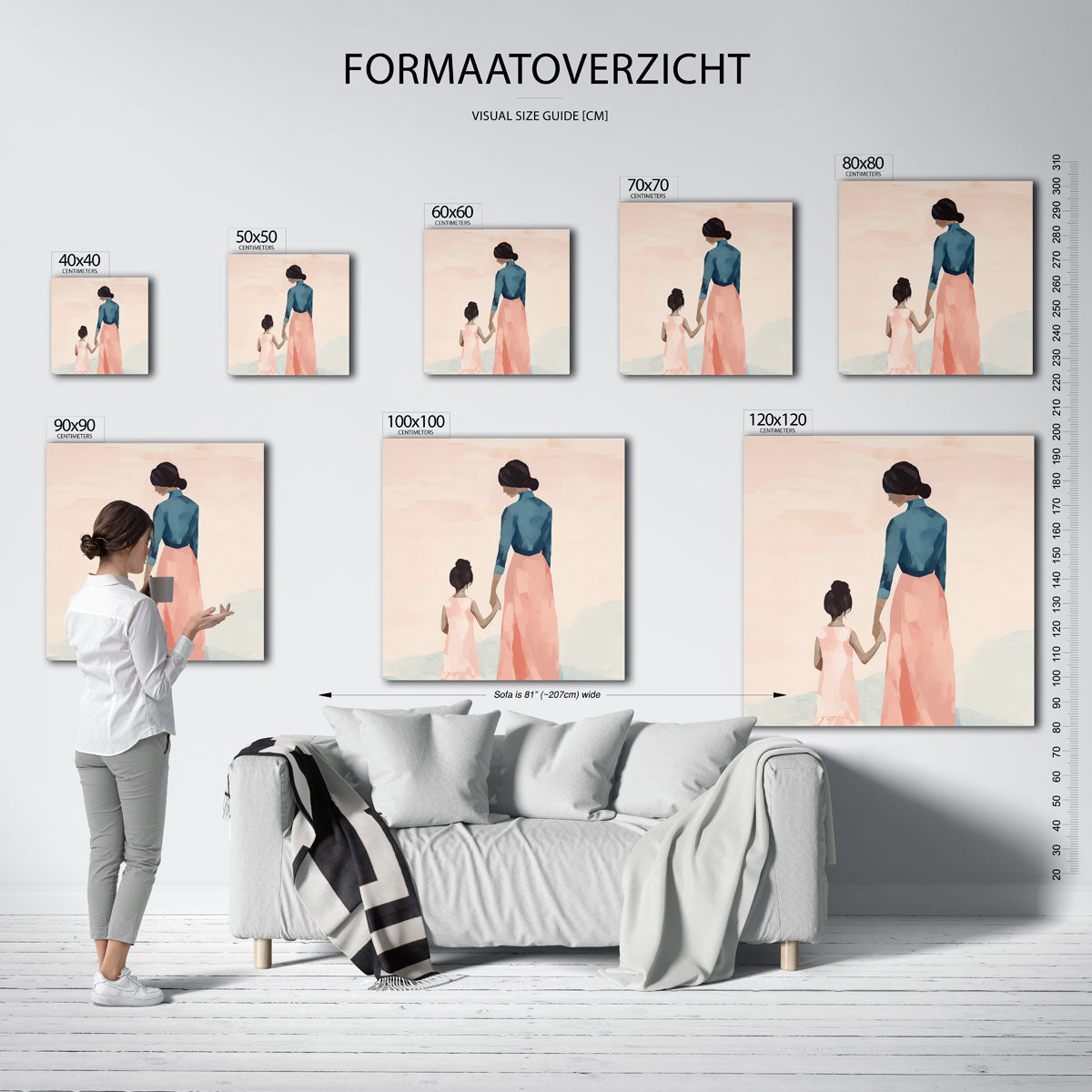 Moeder en kind Poster