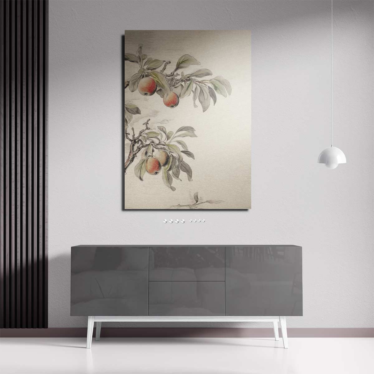 Subtiele Appelboom Takken Kunstwerk-canvas-dibond-plexiglas-wanddecoratie-WallArtistic