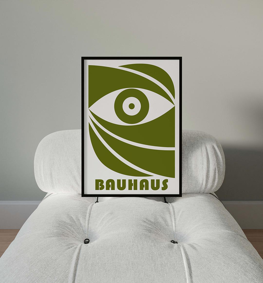 Oog en lijnen Poster