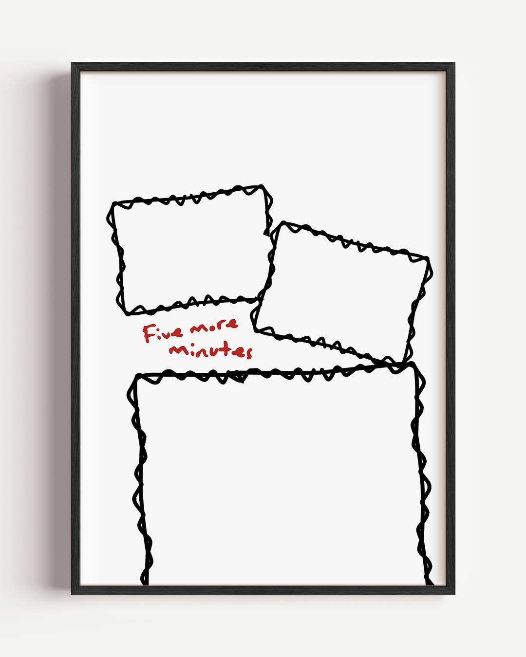 Vrolijke Slaper Poster-WallArtistic