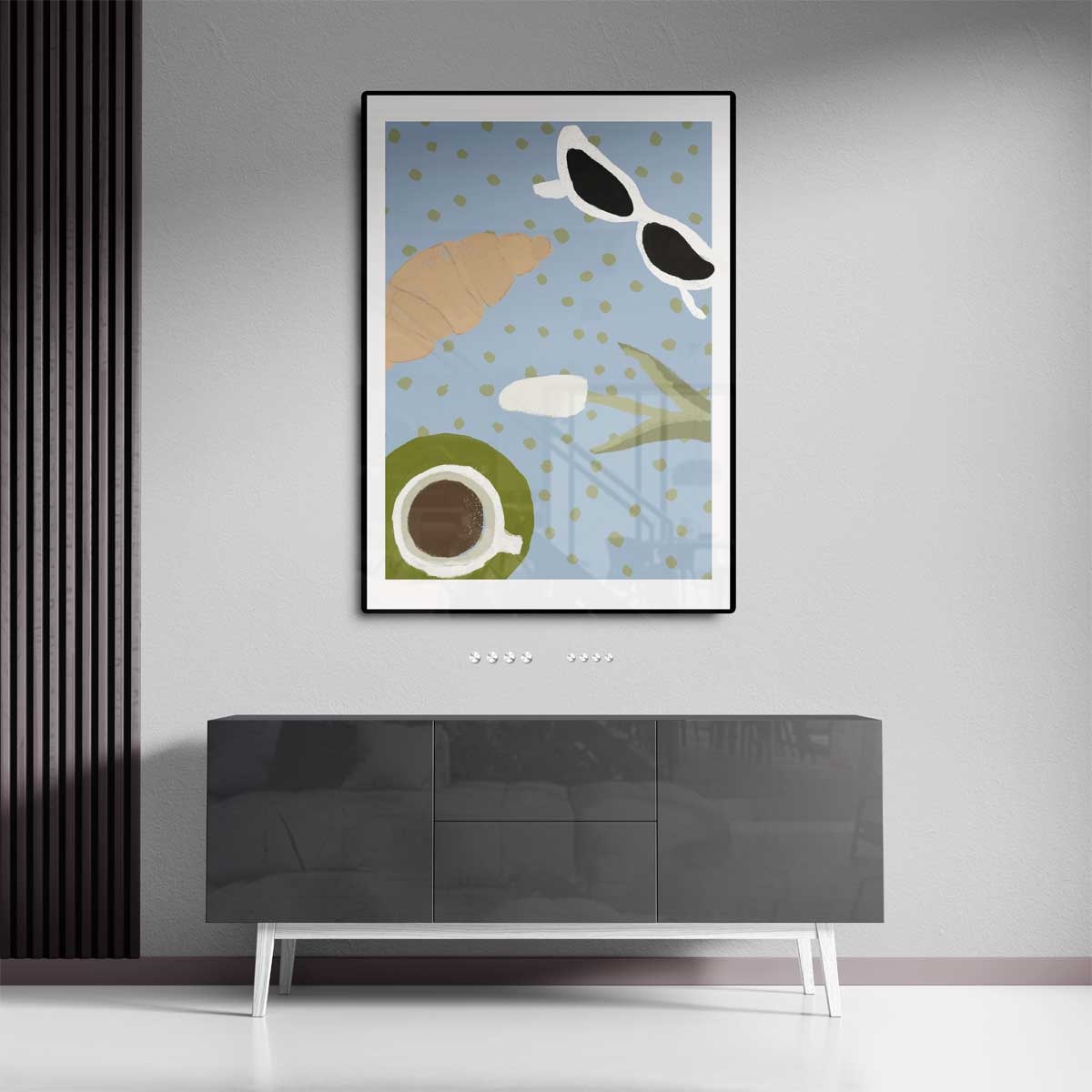 Zomerse Ontspanning Kunstwerk-canvas-dibond-plexiglas-wanddecoratie-WallArtistic