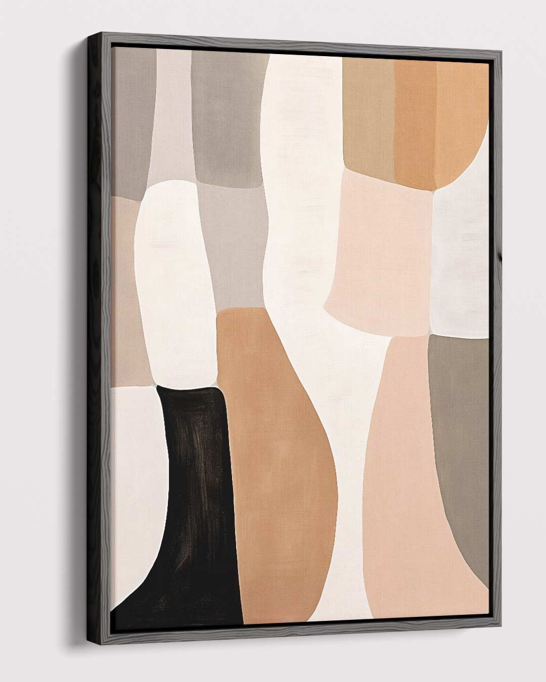 Aardse Abstractie Kunstwerk-canvas-dibond-plexiglas-wanddecoratie-WallArtistic