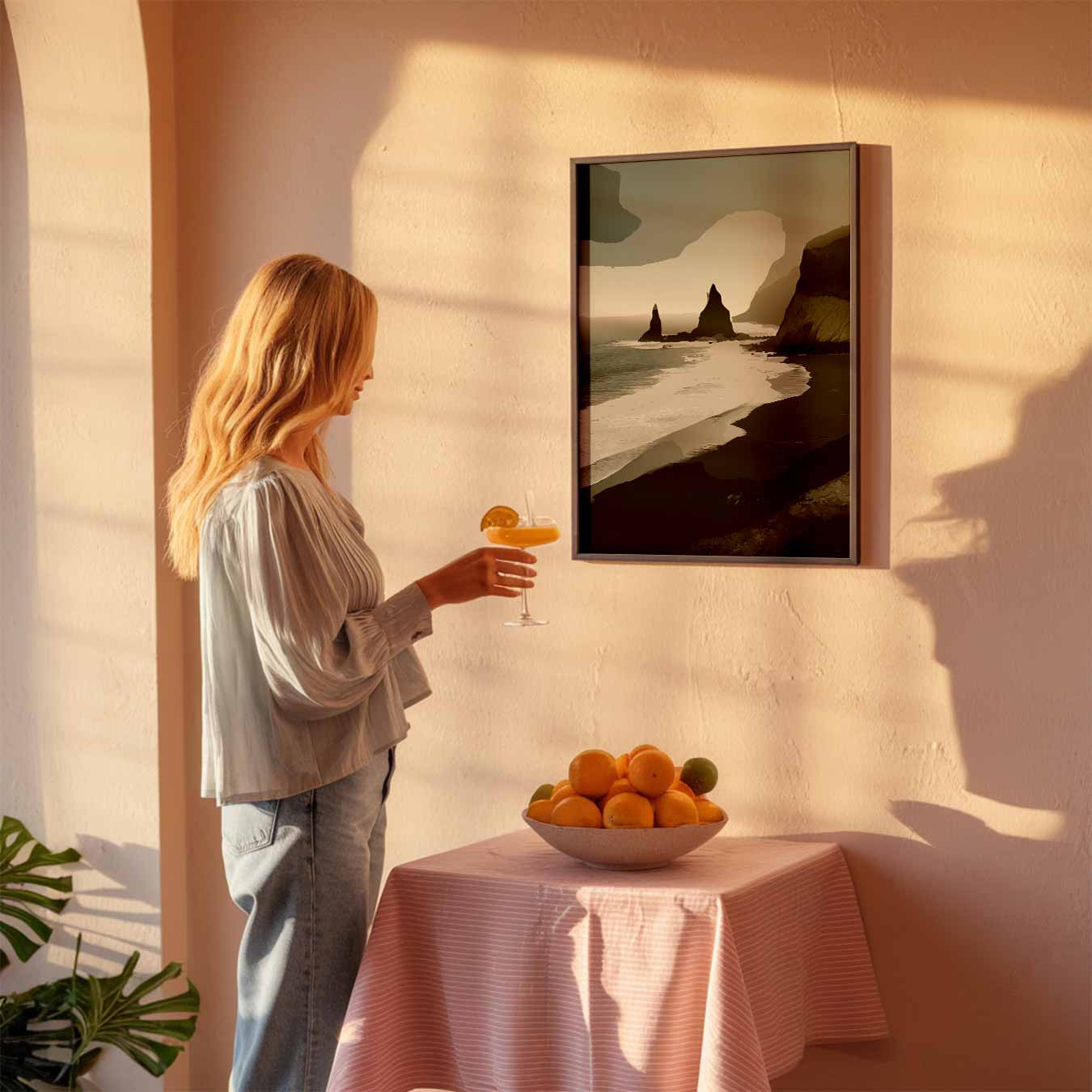 Mystieke Kustlijn Poster-WallArtistic