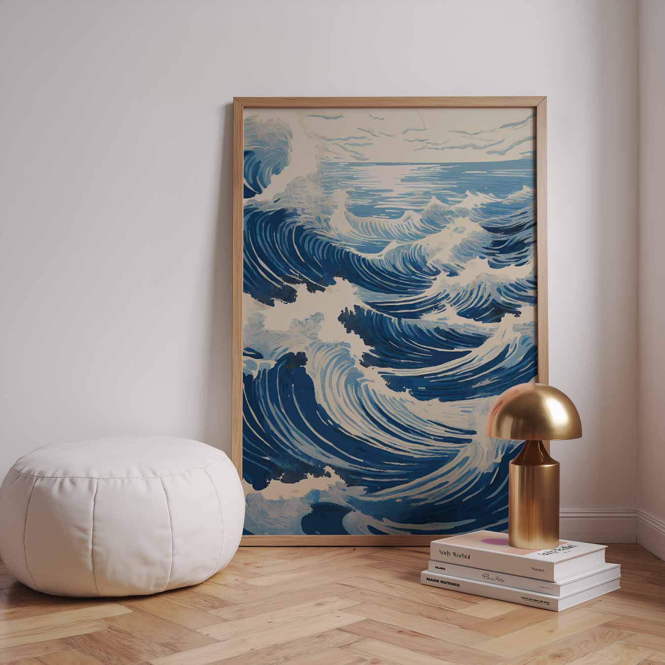 Golvende Oceaan Kunstposter