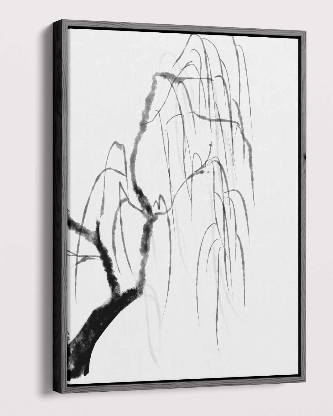 Subtiele Zen Bomen Kunstwerk-canvas-dibond-plexiglas-wanddecoratie-WallArtistic