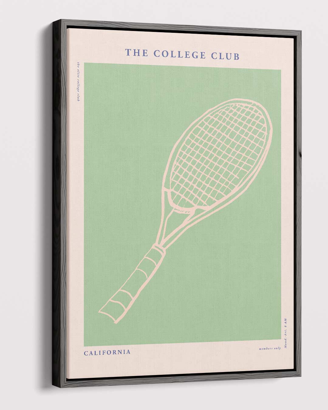 Tennis Club Poster