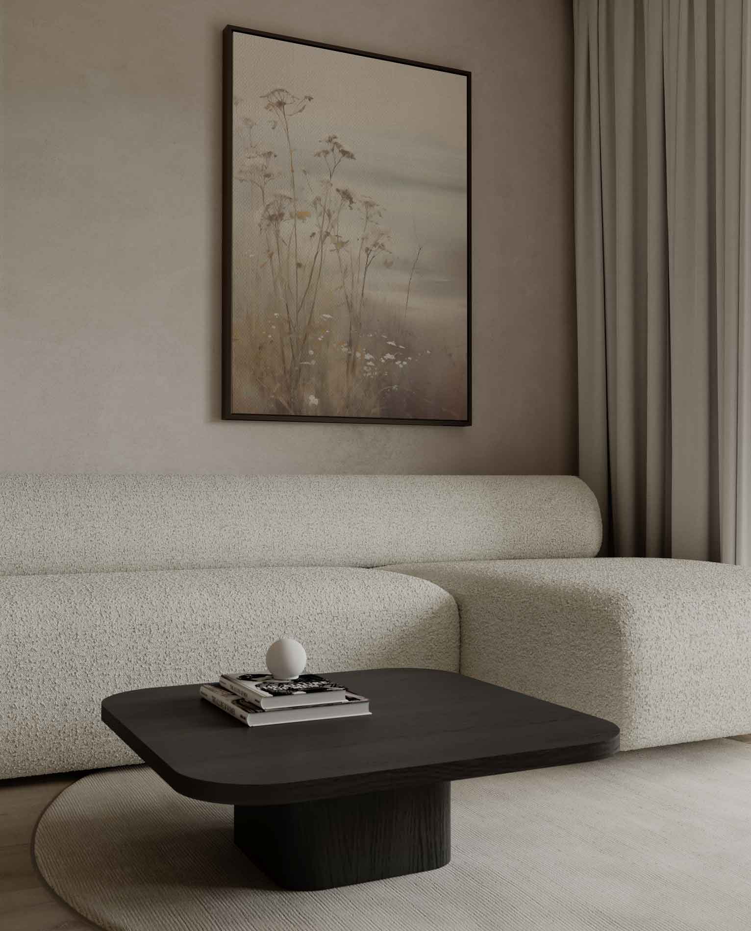 Sereniteit in de Ochtendmist Kunstwerk-canvas-dibond-plexiglas-wanddecoratie-WallArtistic