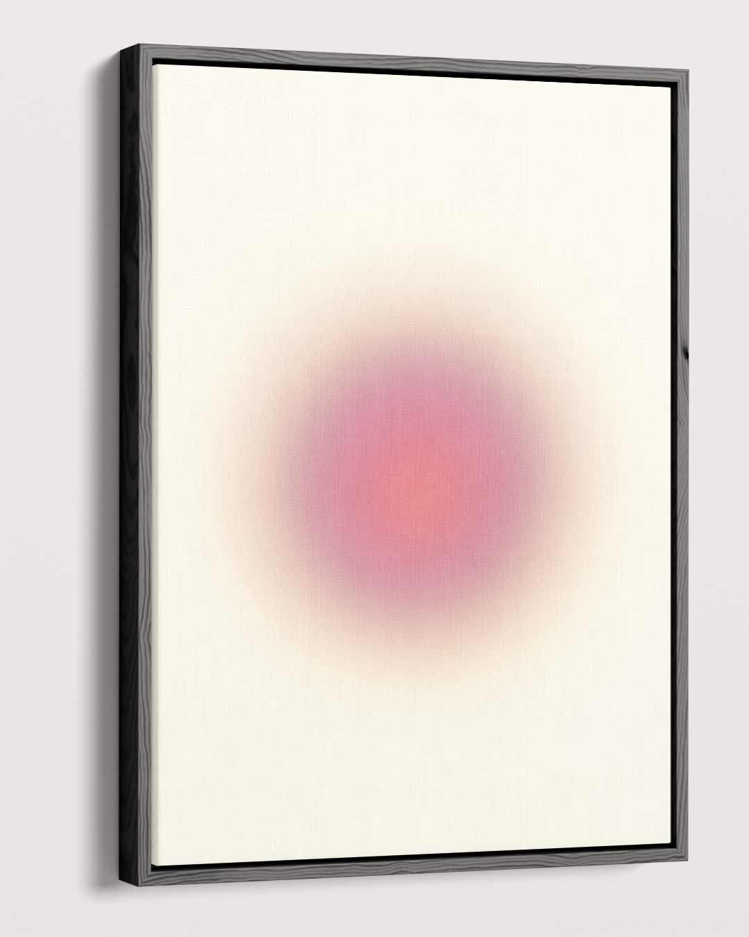 Vervagende Roze Cirkel Kunstwerk-canvas-dibond-plexiglas-wanddecoratie-WallArtistic