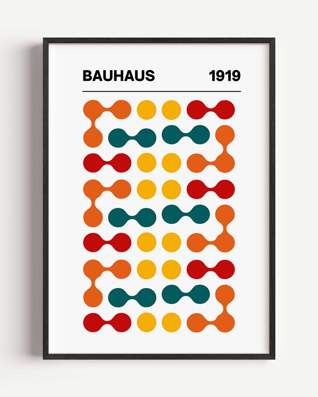 Bauhaus Abstracte Kunstposter-WallArtistic