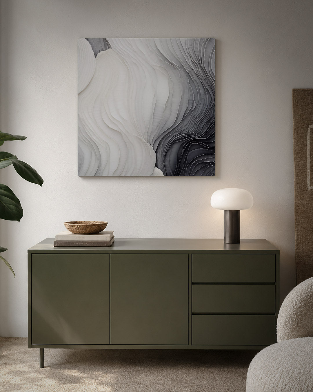 Golvende lijnen Kunstwerk