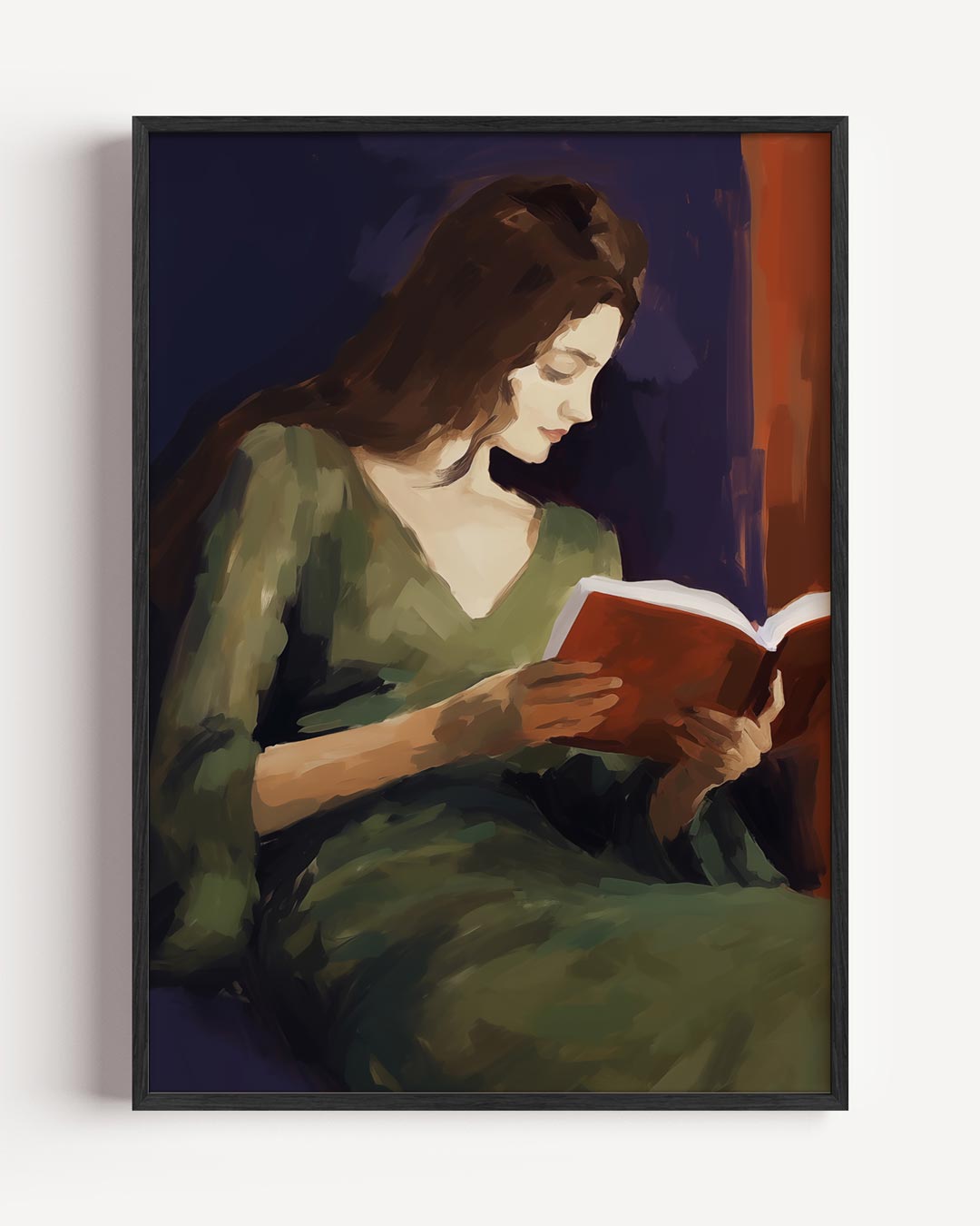 Ontspannende Lezersdroom Poster-WallArtistic