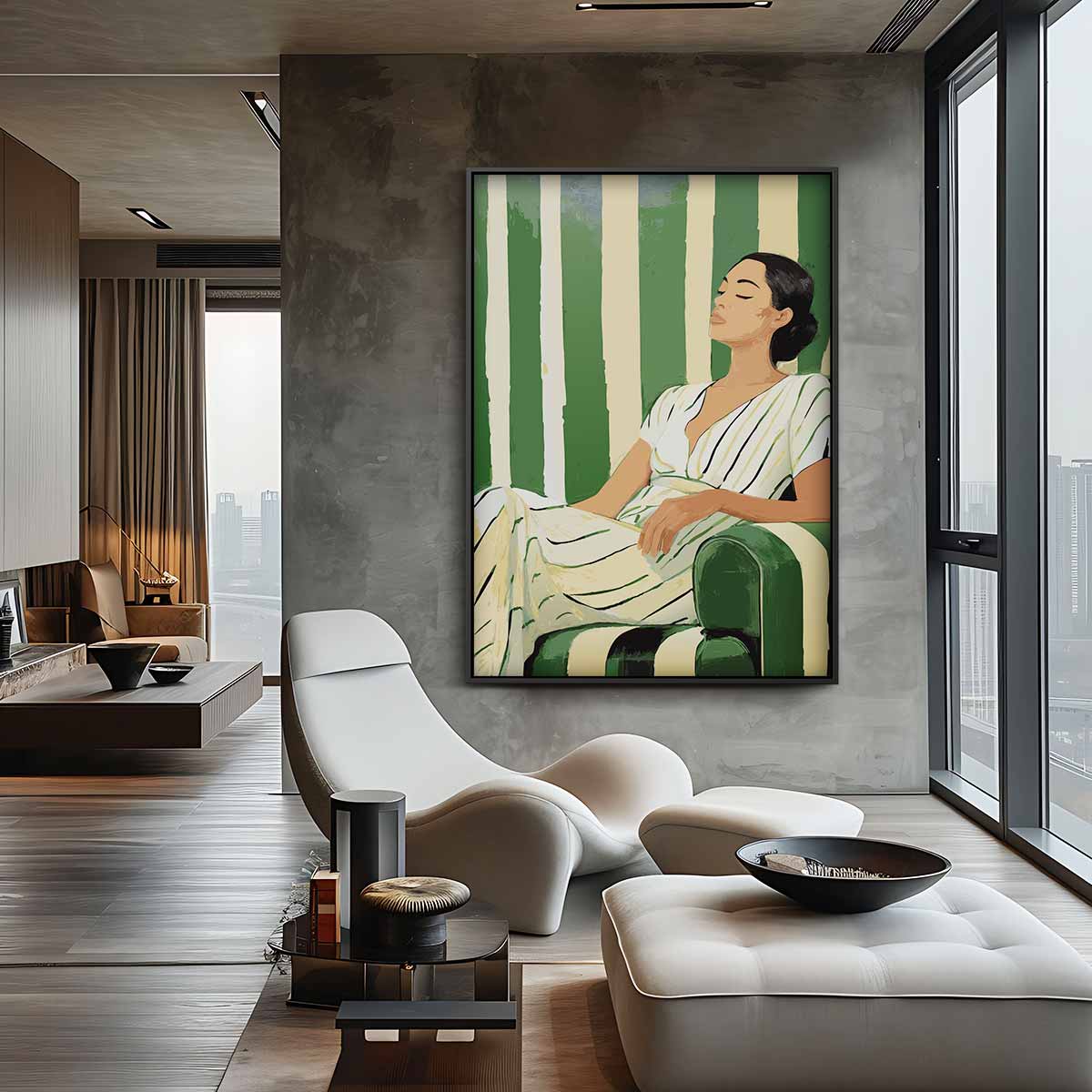 Ontspannen in Stijl Kunstwerk-canvas-dibond-plexiglas-wanddecoratie-WallArtistic