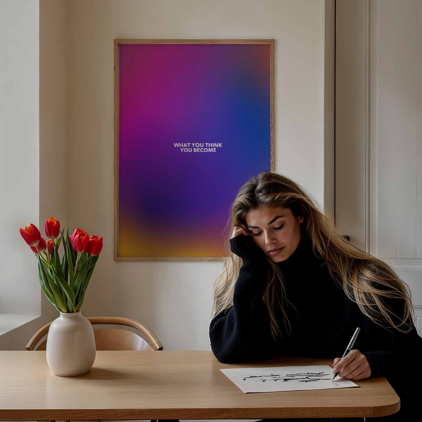 Inspirerende Mindset Poster