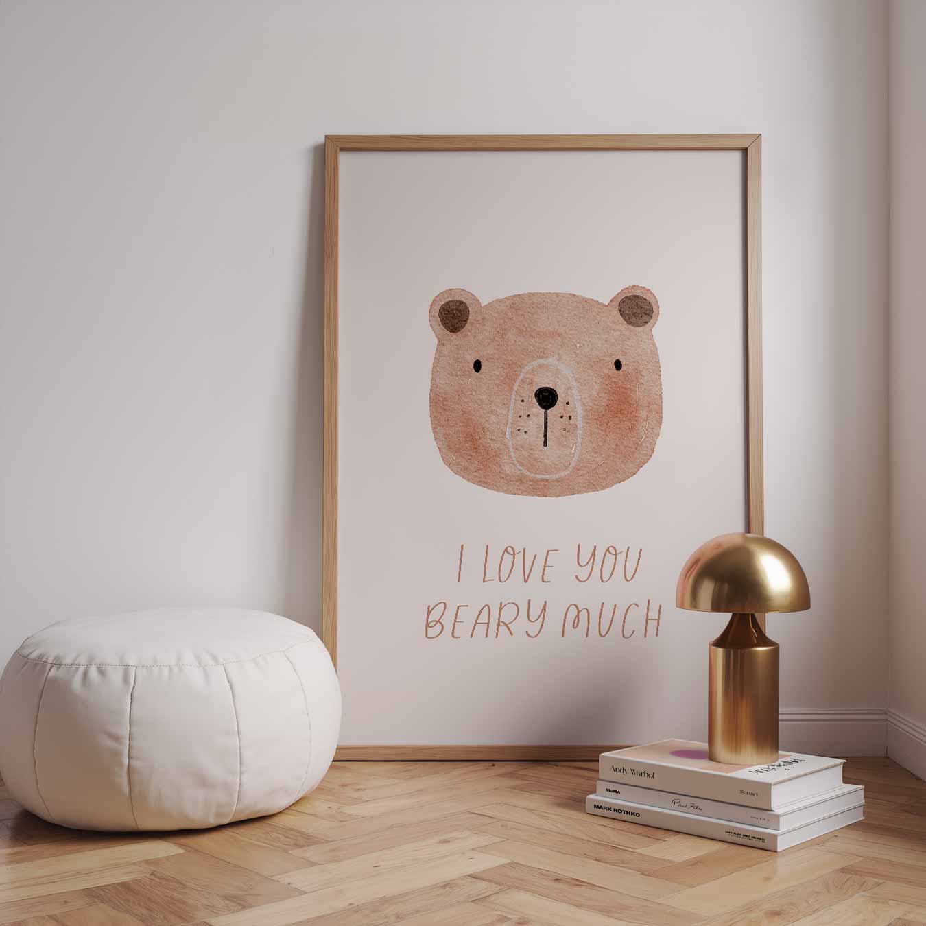 Schattige Beertje Poster
