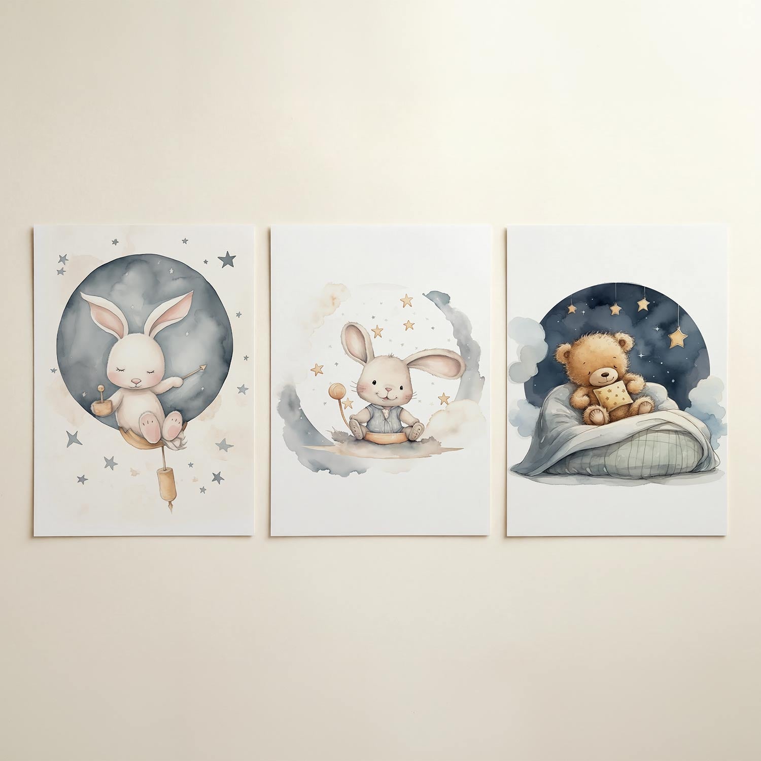 Dromerig konijn Posterset