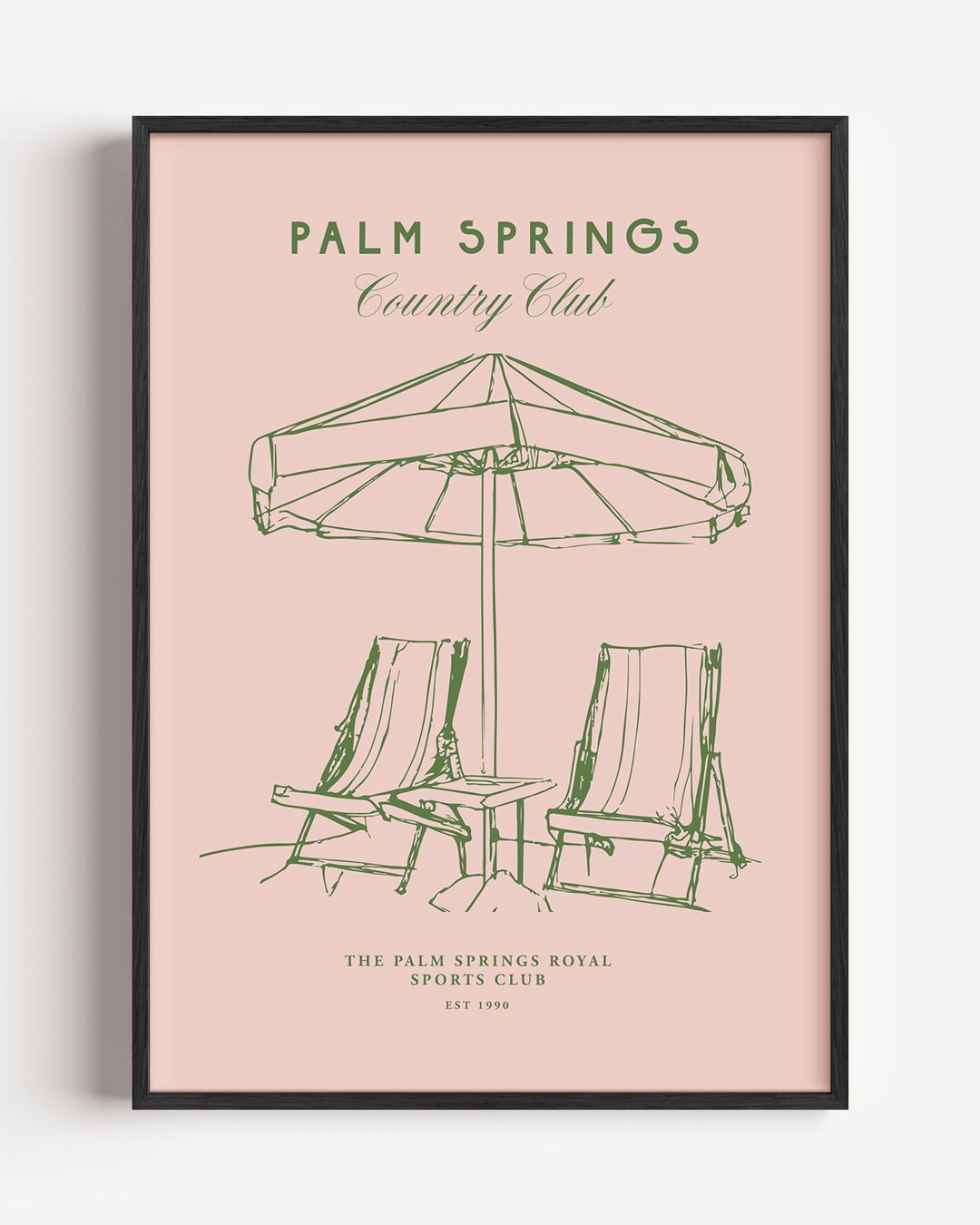 Palm Springs Relax Poster-WallArtistic