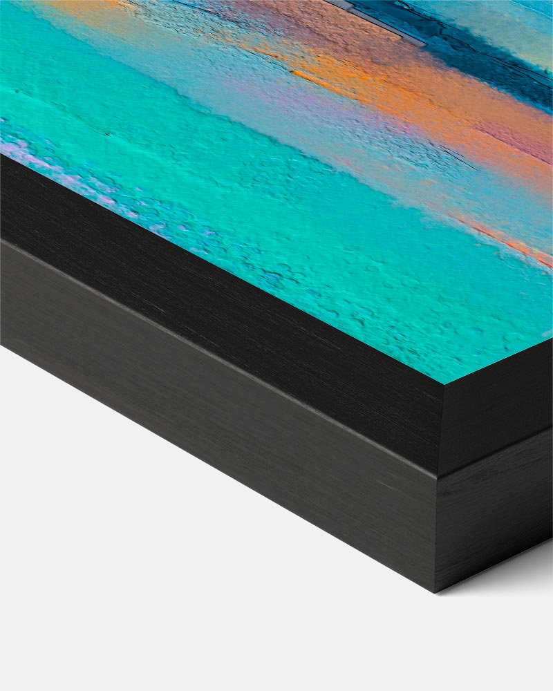 Abstracte Zeilboot Poster-WallArtistic