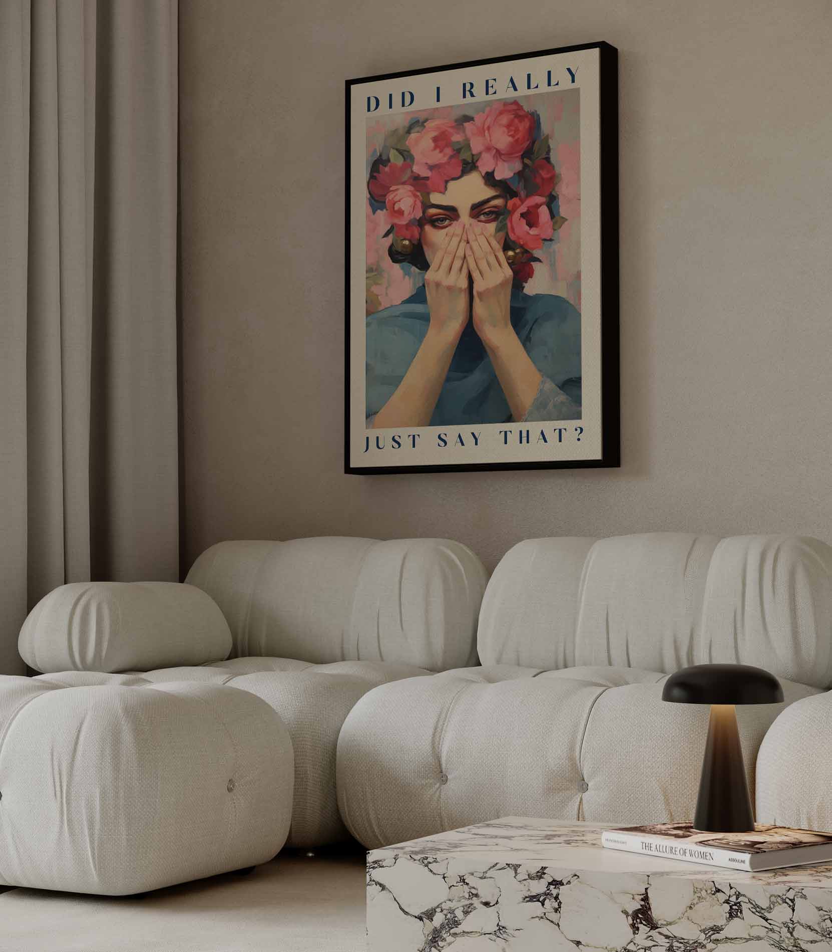 Bloemen Ondertussen Kunstwerk-canvas-dibond-plexiglas-wanddecoratie-WallArtistic