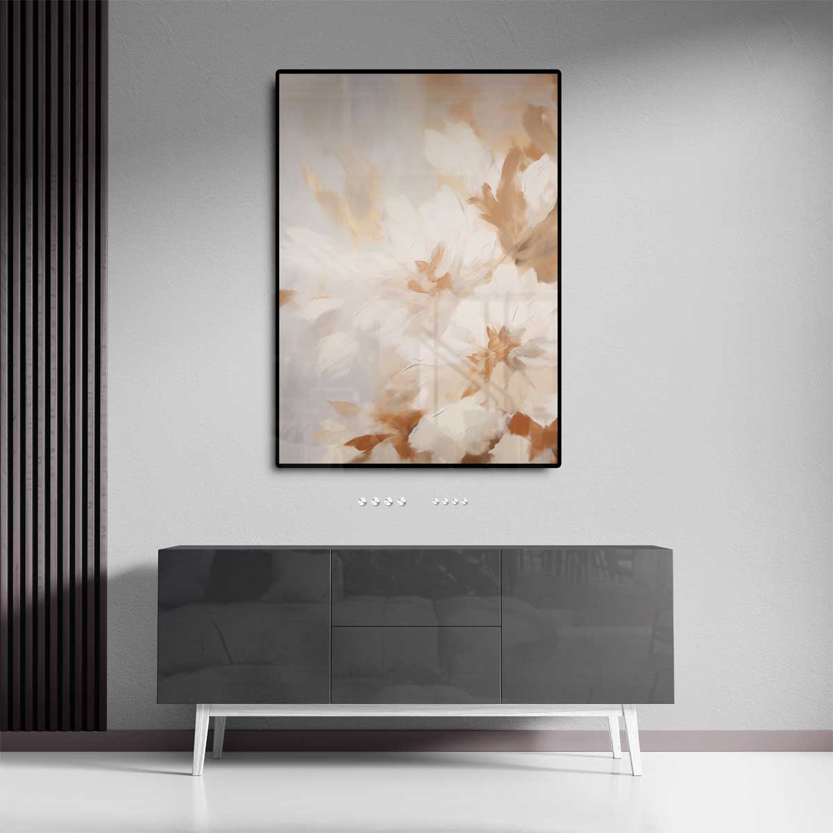 "Ethereal Bloemenpracht" Kunstwerk-canvas-dibond-plexiglas-wanddecoratie-WallArtistic