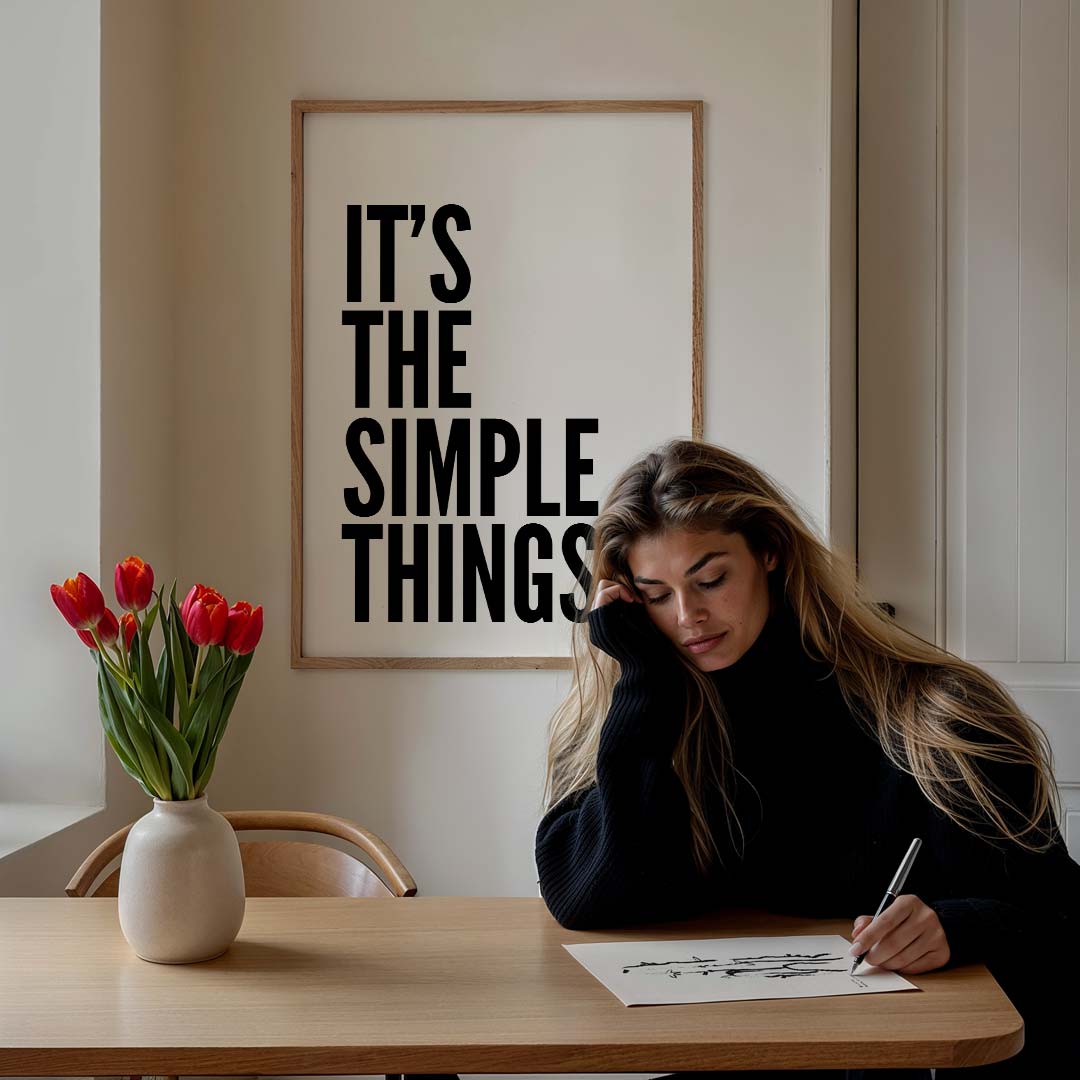 Inspirerende Quote Poster-WallArtistic