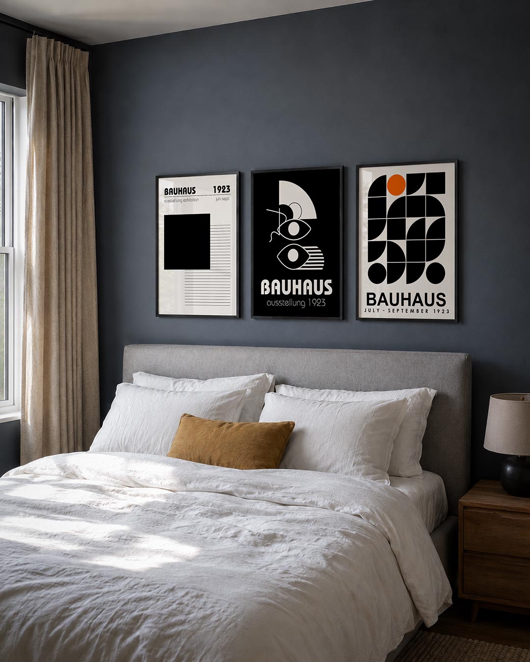 Vlak en lijnenspel Posterset