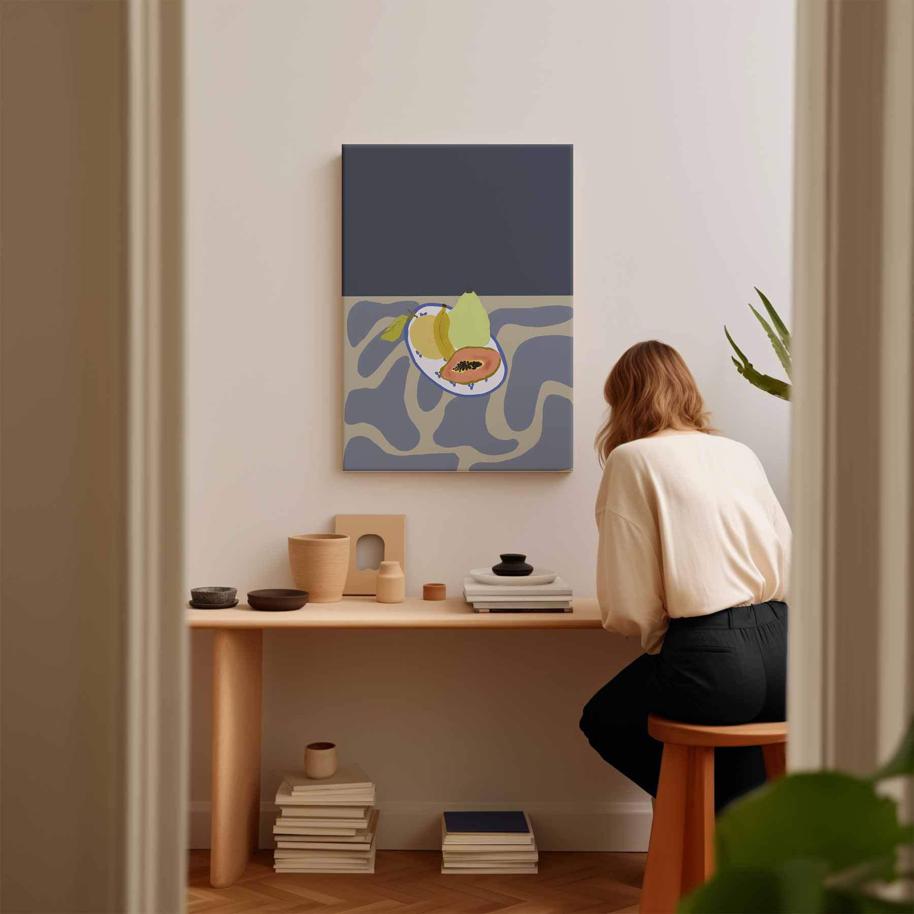 Tropische Vruchtenpracht Kunstwerk-canvas-dibond-plexiglas-wanddecoratie-WallArtistic