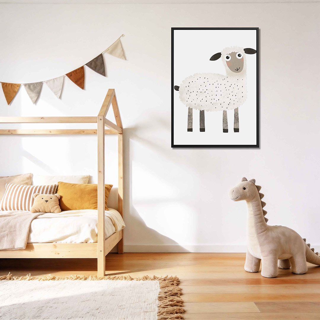 Vrolijk schaap Kunstwerk